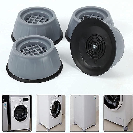 Premium Anti-Vibration Washing Machine Pads - 4 Pcs Shockproof Feet for Washer, Dryer & Furniture