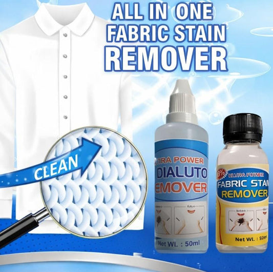 All in One Fabric Stain Remover 100ml (Pack of 2 Bottle 50ml Each)