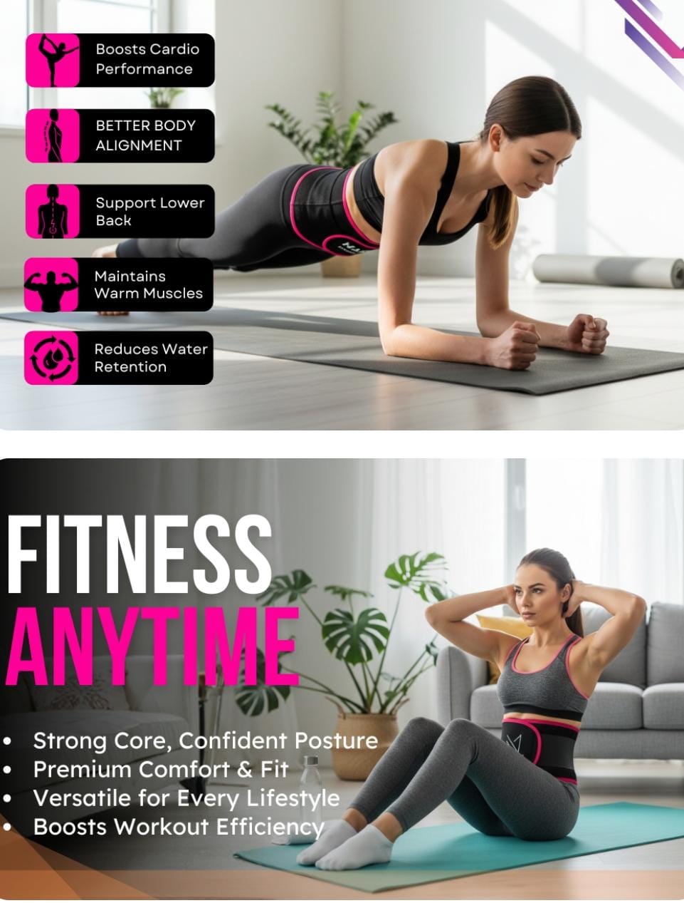 Loose Belly Fat Faster Adjustable Premium Waist Trimmer Belt