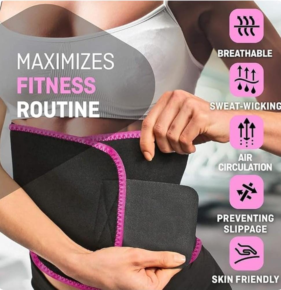 Loose Belly Fat Faster Adjustable Premium Waist Trimmer Belt