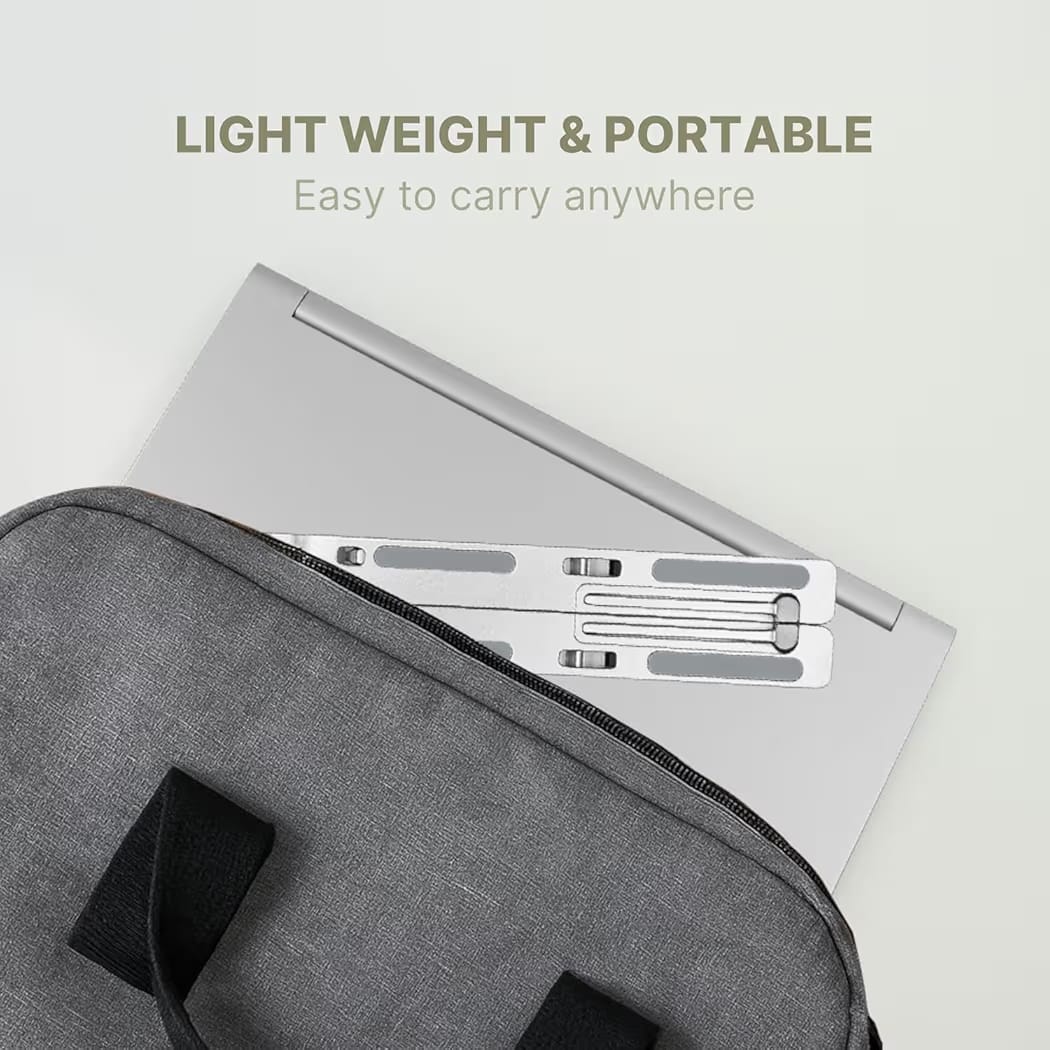 💻✨ FlexLift Pro Laptop Stand – Adjustable & Foldable Aluminum Stand