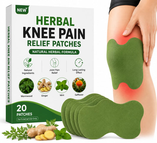🌿 Herbal Knee Pain Relief Patch 🦵 | Fast Soothing Comfort ✨Pack of 20